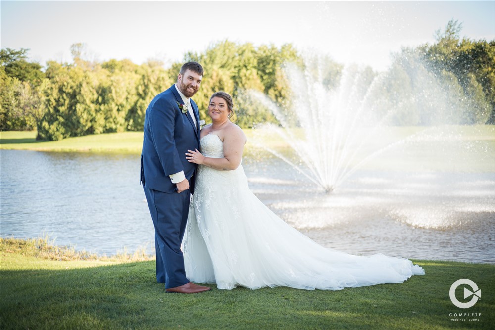 Riverview Greens Golf Course Wedding Photo