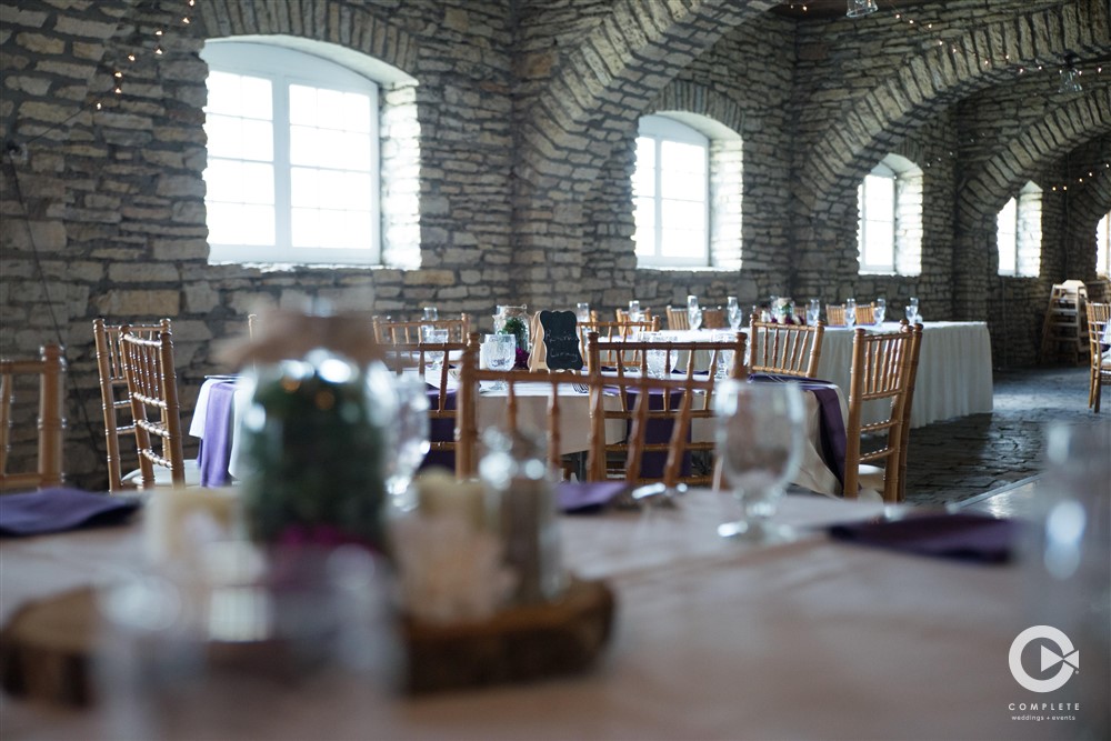 wedding reception - stone barn