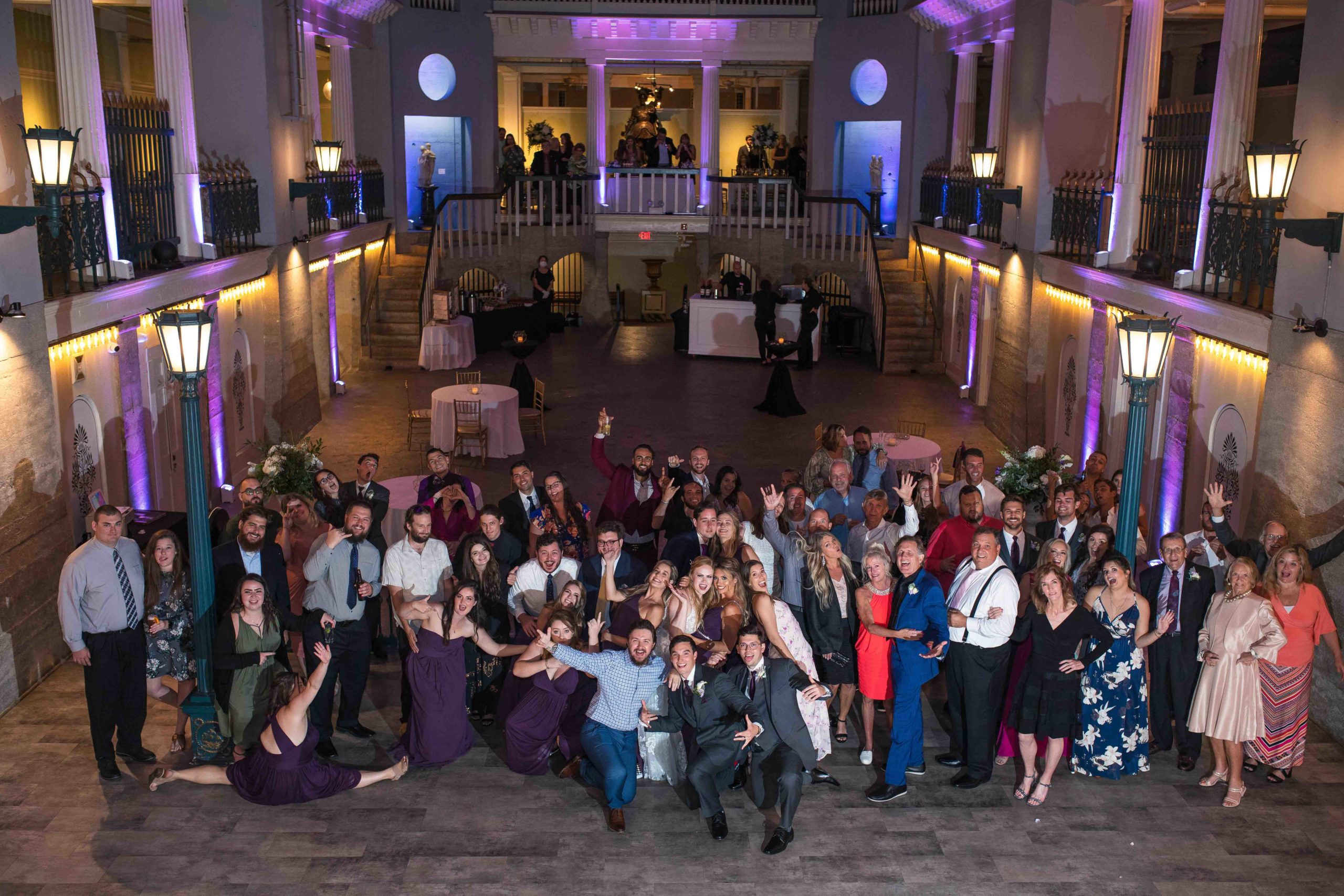 Group photo of Lacrosse, WI wedding