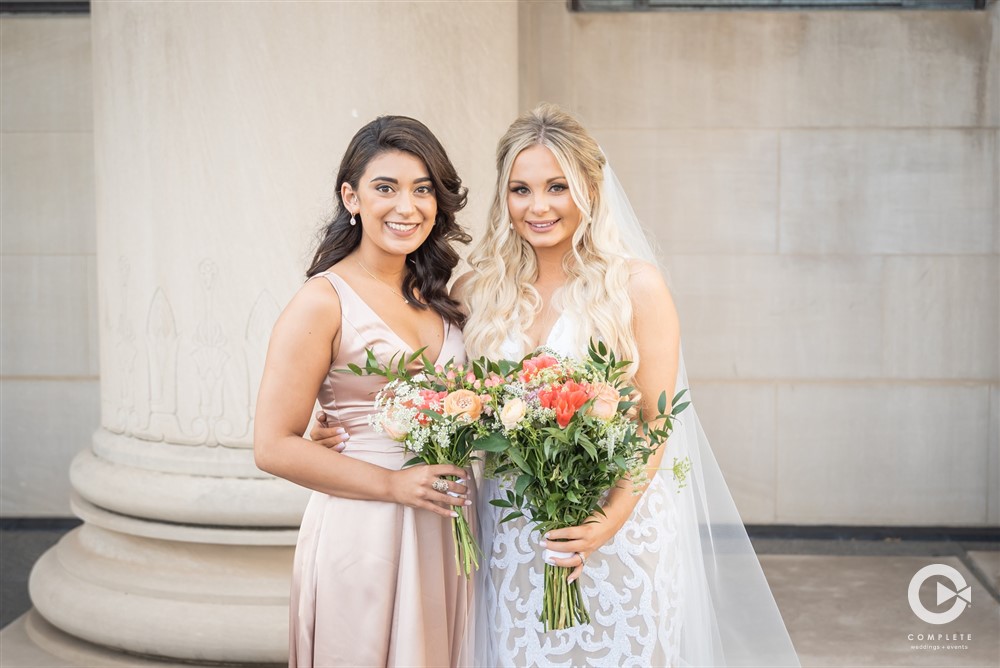 real flower wedding bouquet