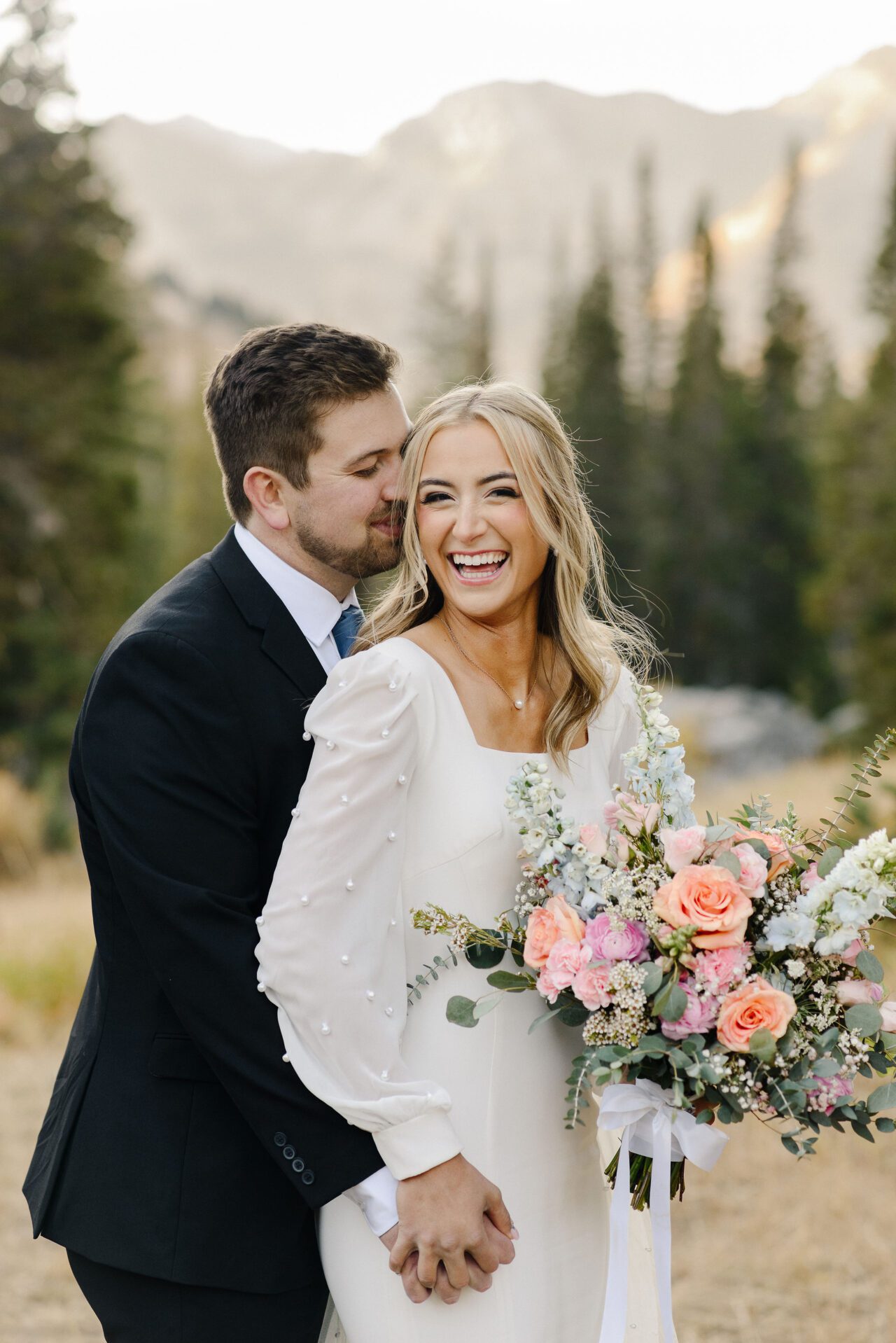 Utah mountain bride