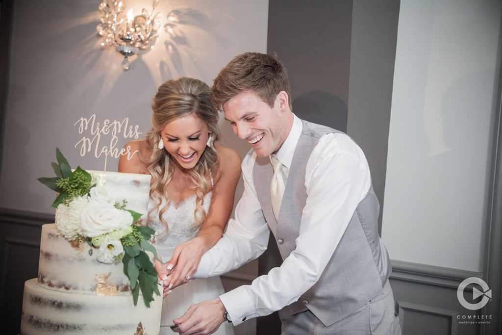 Wedding Cake Cutting Epic Wedding Reception