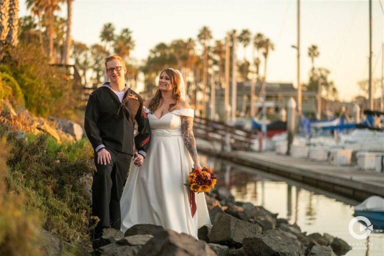 San Diego bride and groom
