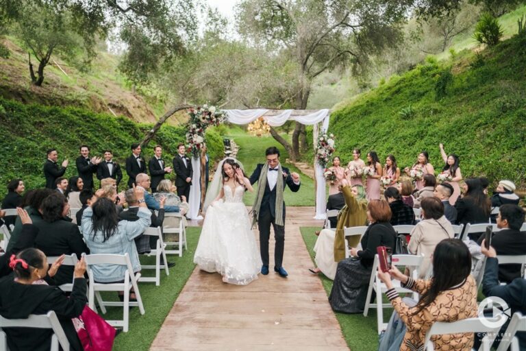walking down the aisle