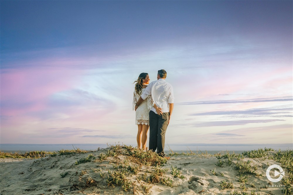 open sky wedding photo scenery