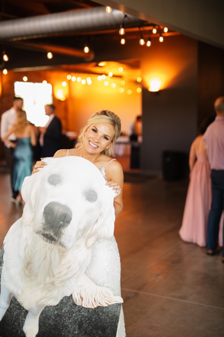 dog cutout for wedding Photo Booth
