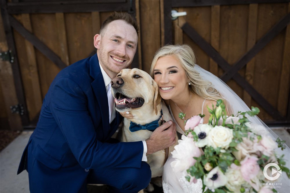 wedding photos with pup