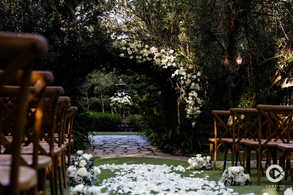 Outdoor wedding venue in San Diego