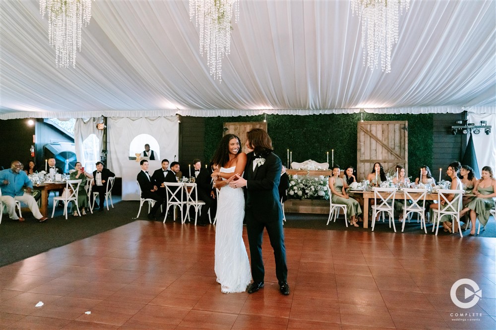 Bride and Grooms first dance