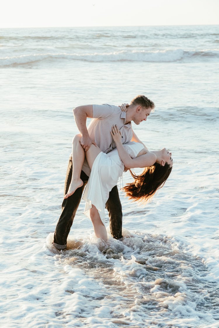 beach proposal photos