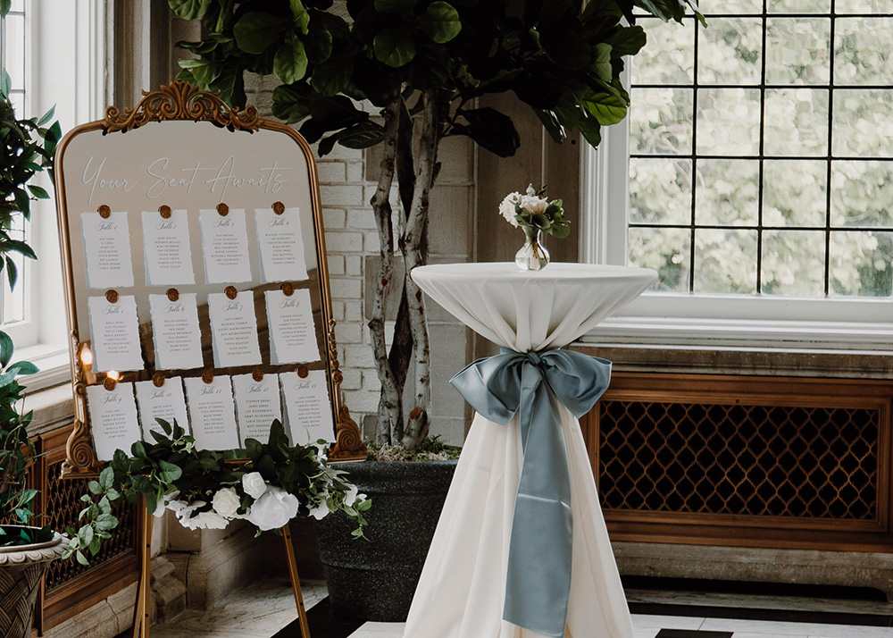 wedding seating chart ideas