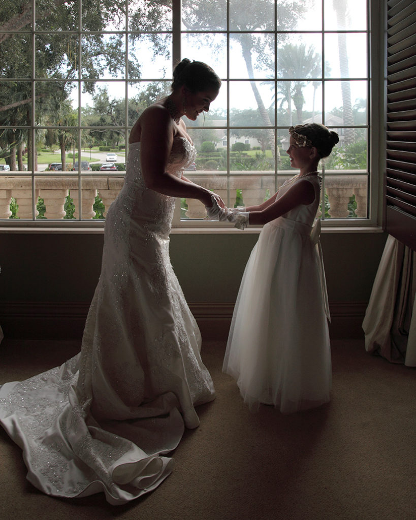 Bride with Kid