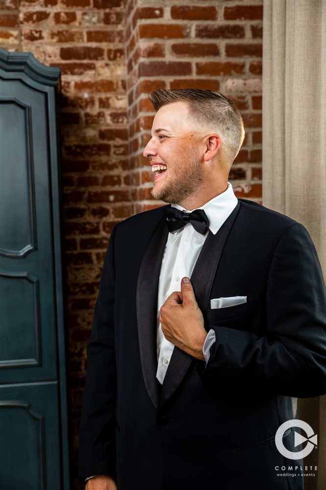 groom getting ready