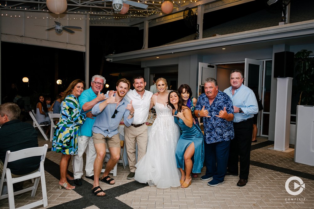 Wedding group photos by Christine of Complete We DO Sarasota.