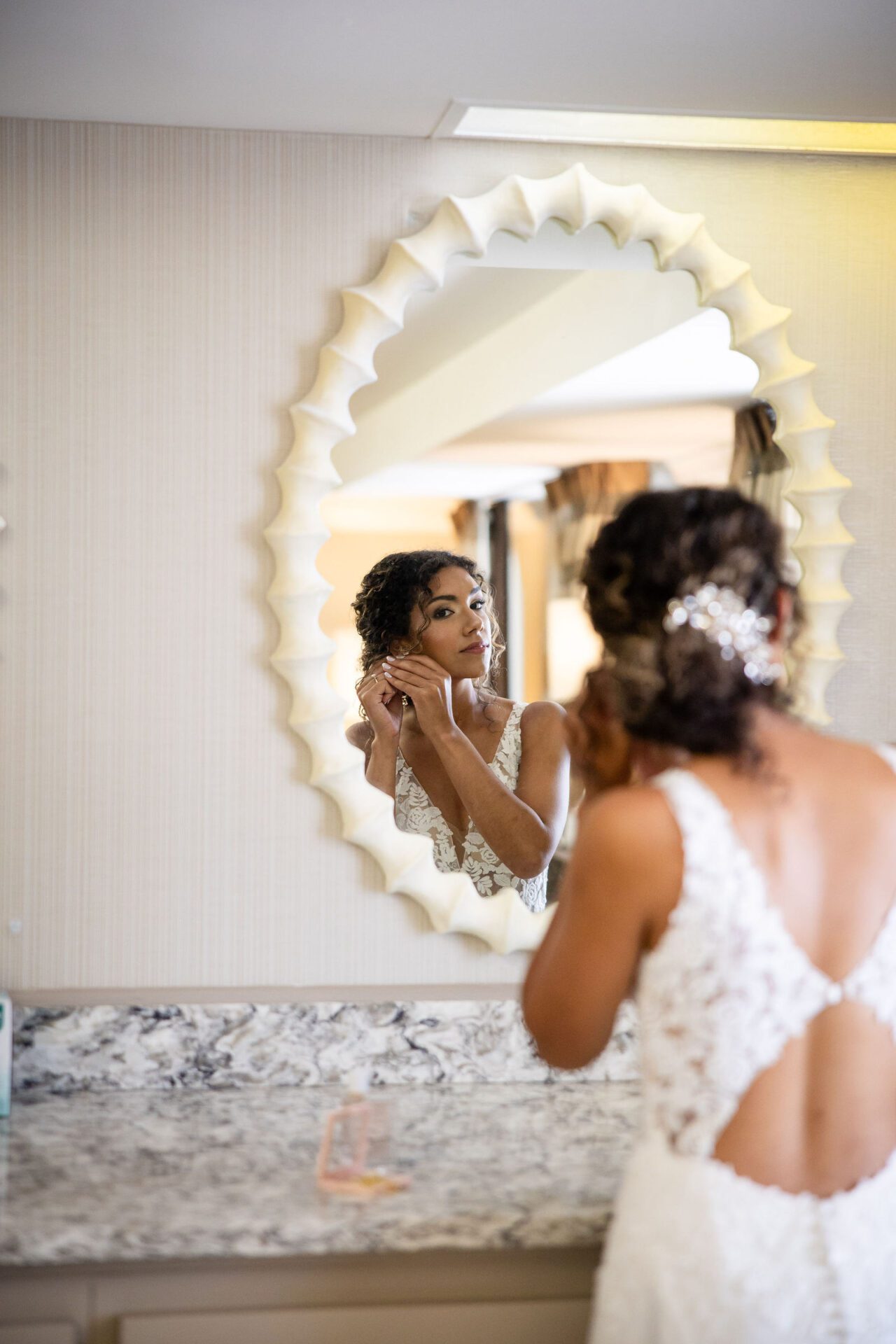 Bride Getting Ready