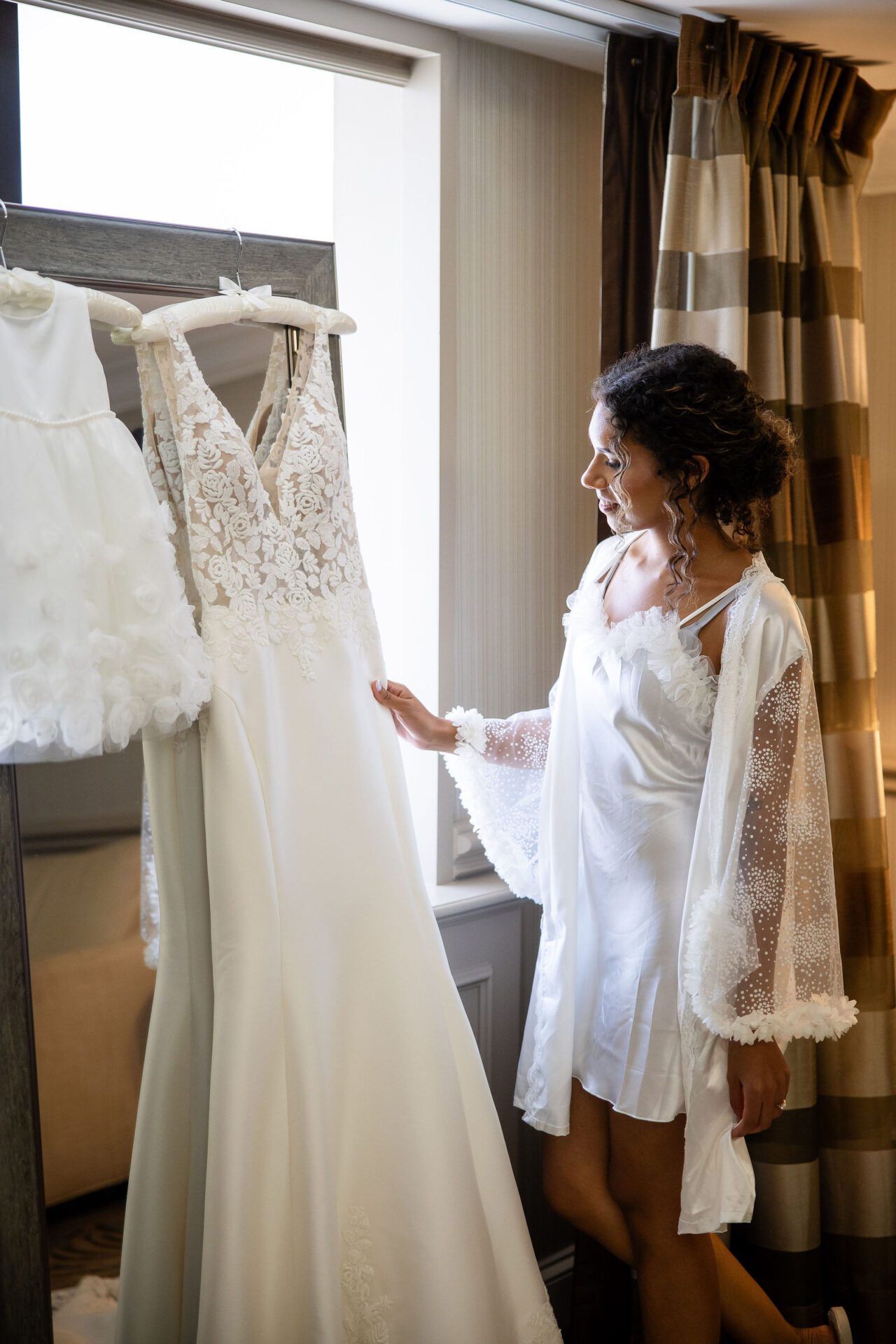 Bride Getting Ready