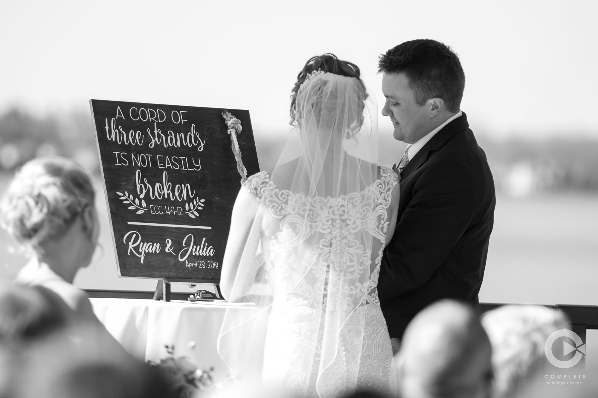 Wedding Sign Hung In Living Room