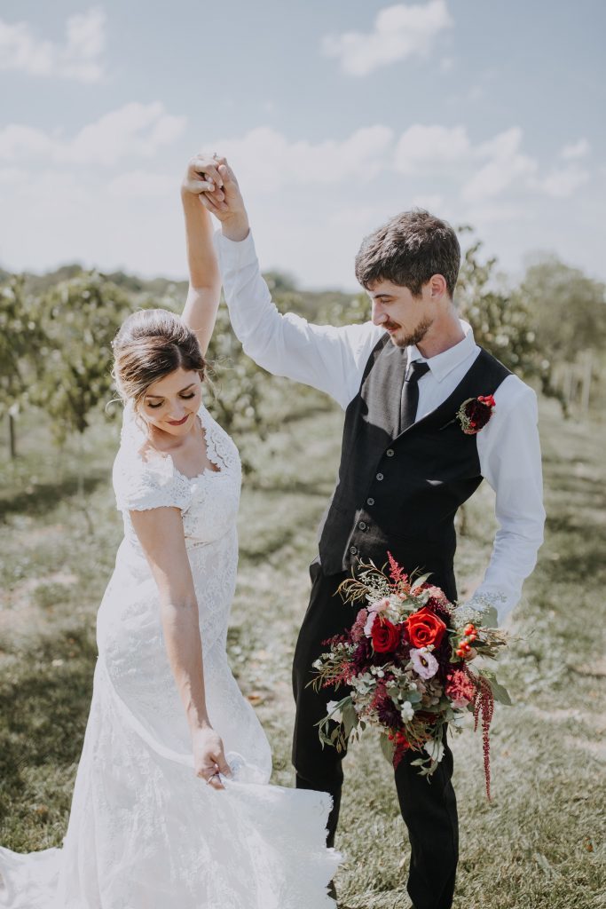 scenic wedding photography in south bend
