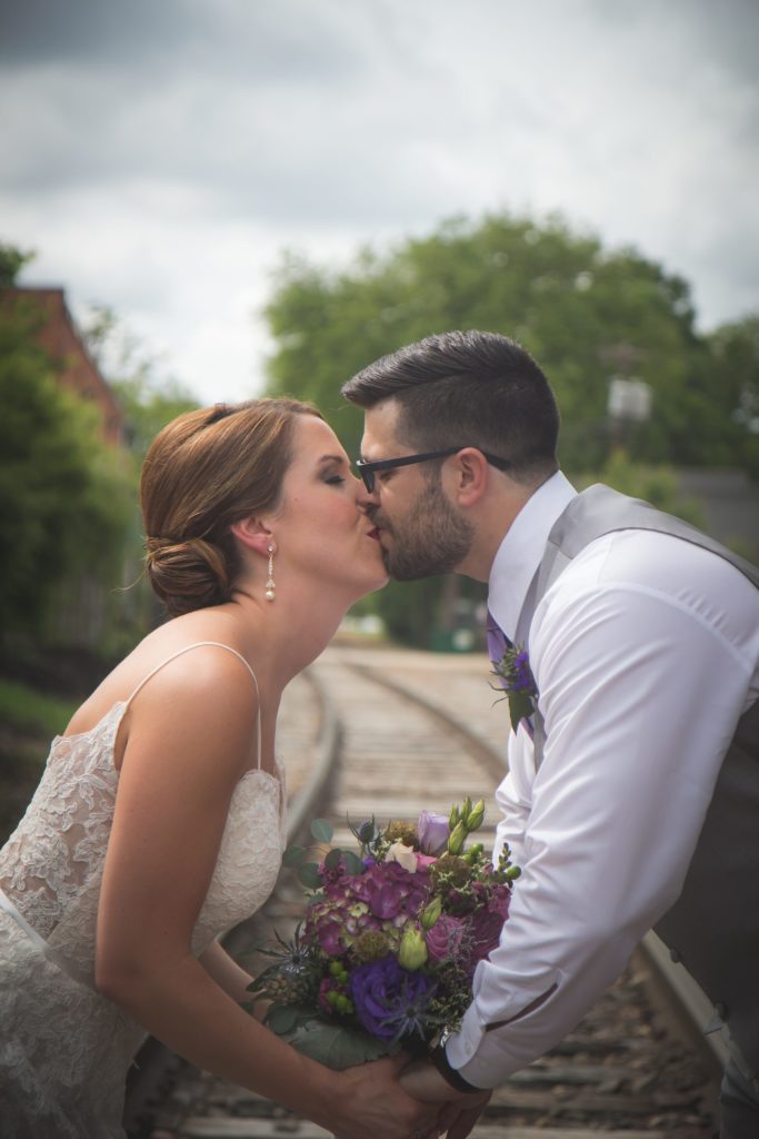 Greenville, SC Wedding Kiss