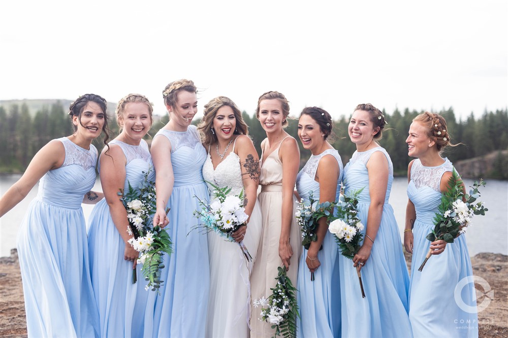 Bride and Bridesmaids, Spokane