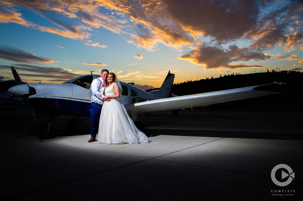 Spokane, Outdoor wedding, Airfield