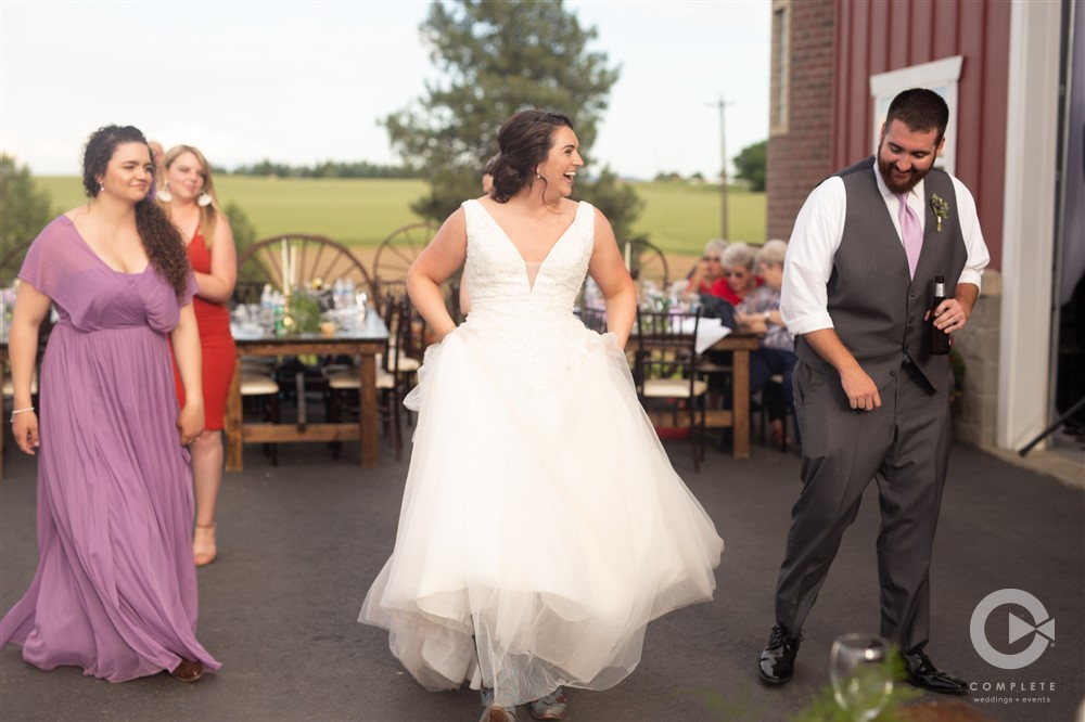 Dancefloor, Spokane, Outdoor Wedding