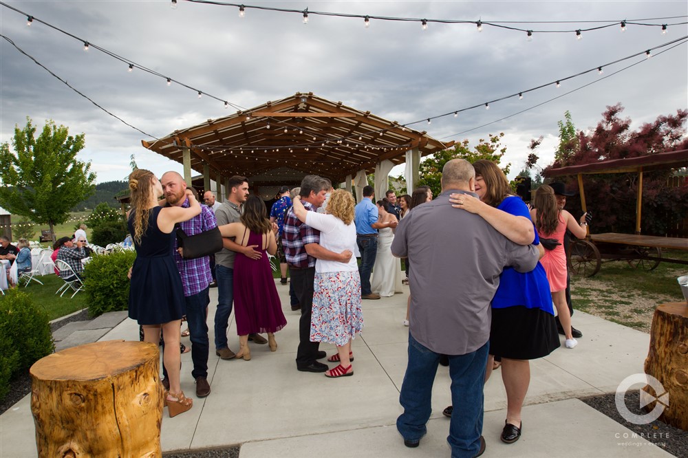Dancefloor, Spokane, Outdoor Wedding