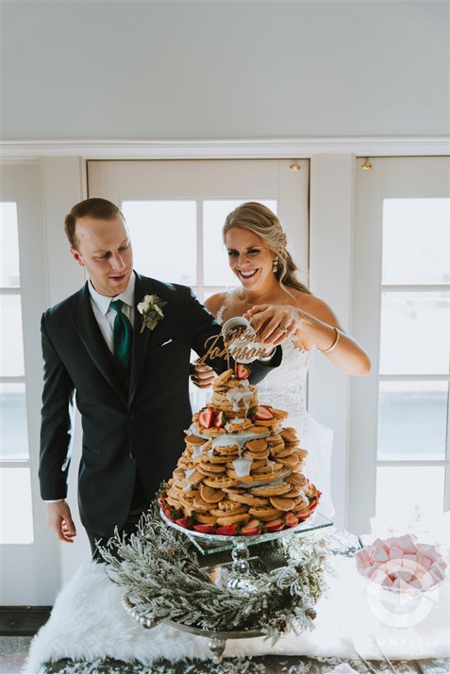 Wedding Waffle Cake