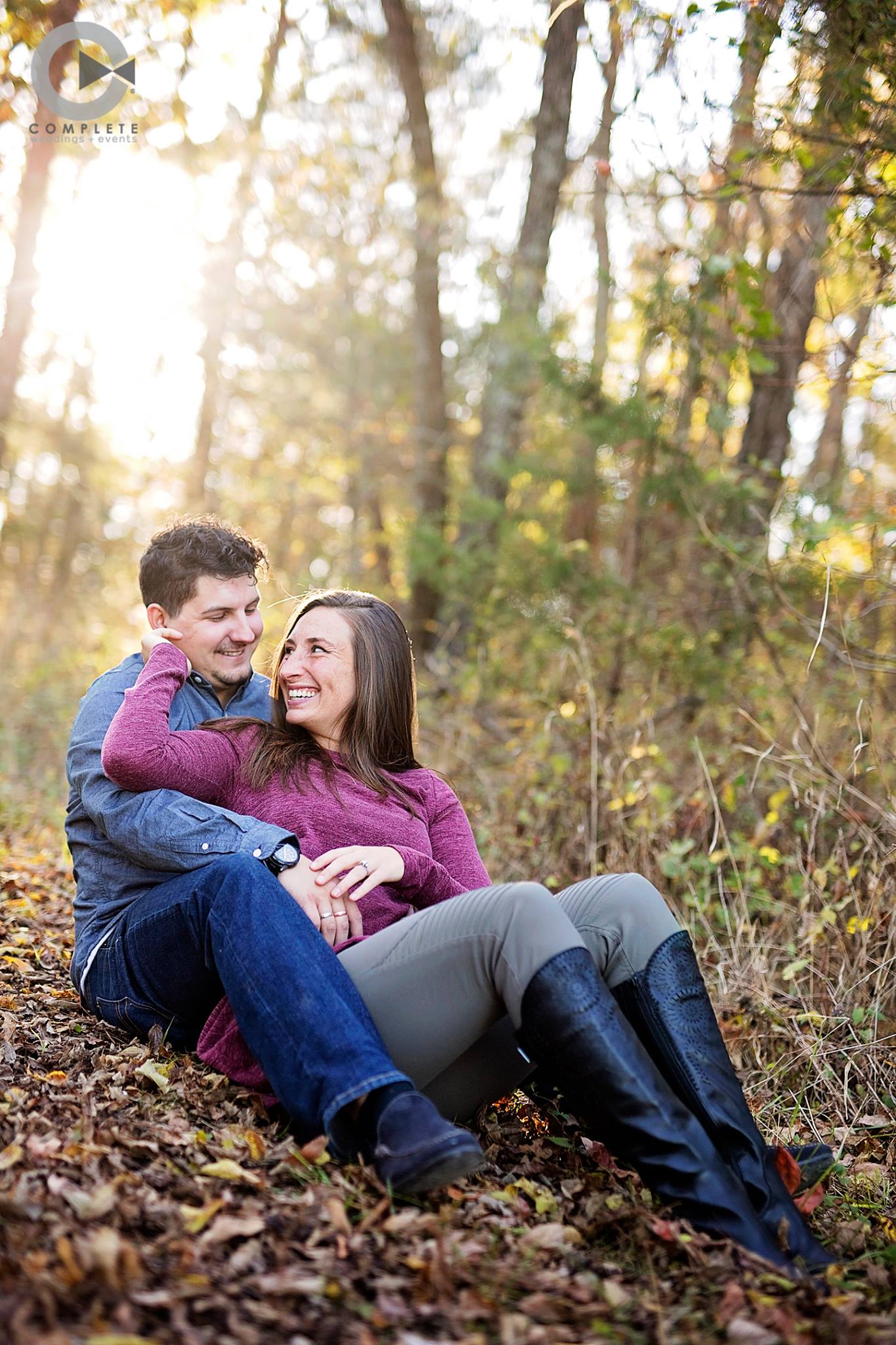 Fall Engagement Pictures at Wilson's Creek Park