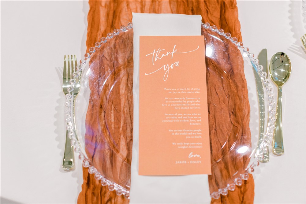 Fall table setting decor