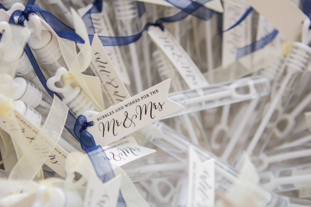 DIY Wedding Bubble Favors