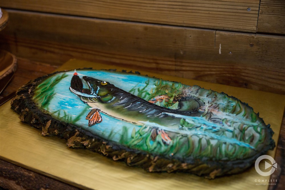 Fishing Grooms Cake