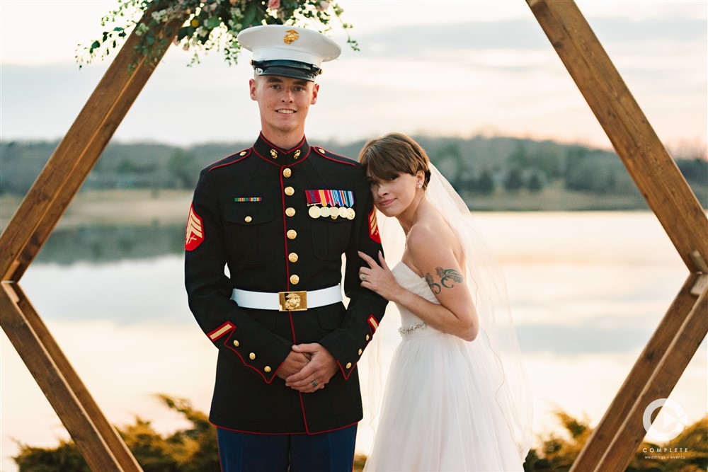 Ashley + Ben's Military Wedding at Innsbrook