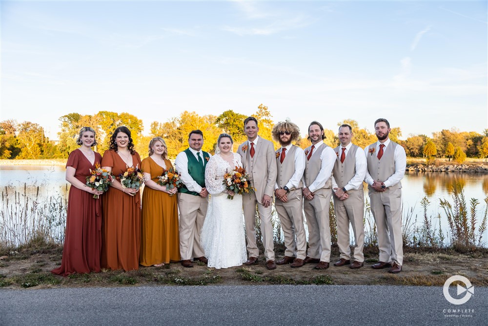Grace + Cameron's Wedding at Water’s Edge Banquet Center