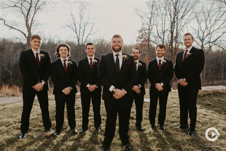 Complete Weddings + Events Photography, Wedding Party Photos, groom with groomsmen