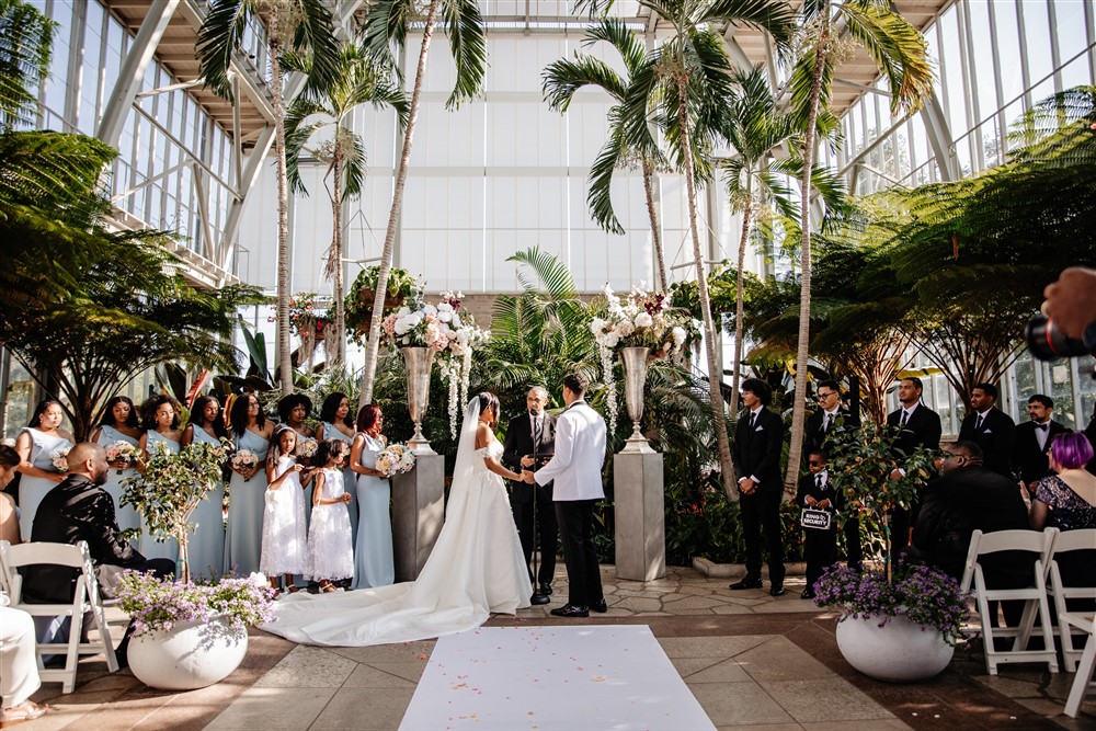 Elegant Wedding Ceremony at the Jewel Box | Amber & Deshawn