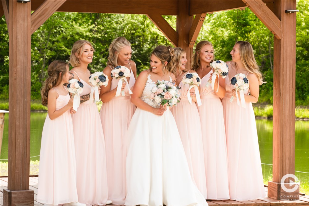 St. Louis Wedding Photography, Bride, Bridesmaids, Complete Weddings + Events St. Louis, Piazza Messina