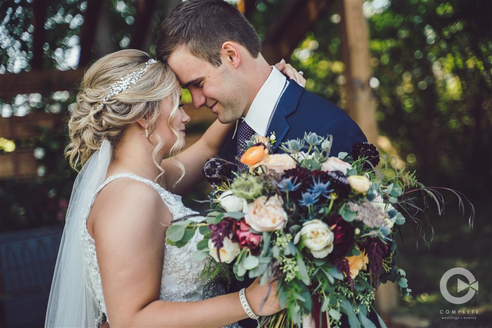 Wedding Photos with Bouquet