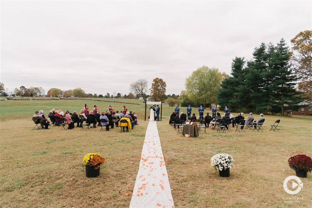 Outdoor Wedding Ceremony in Missouri