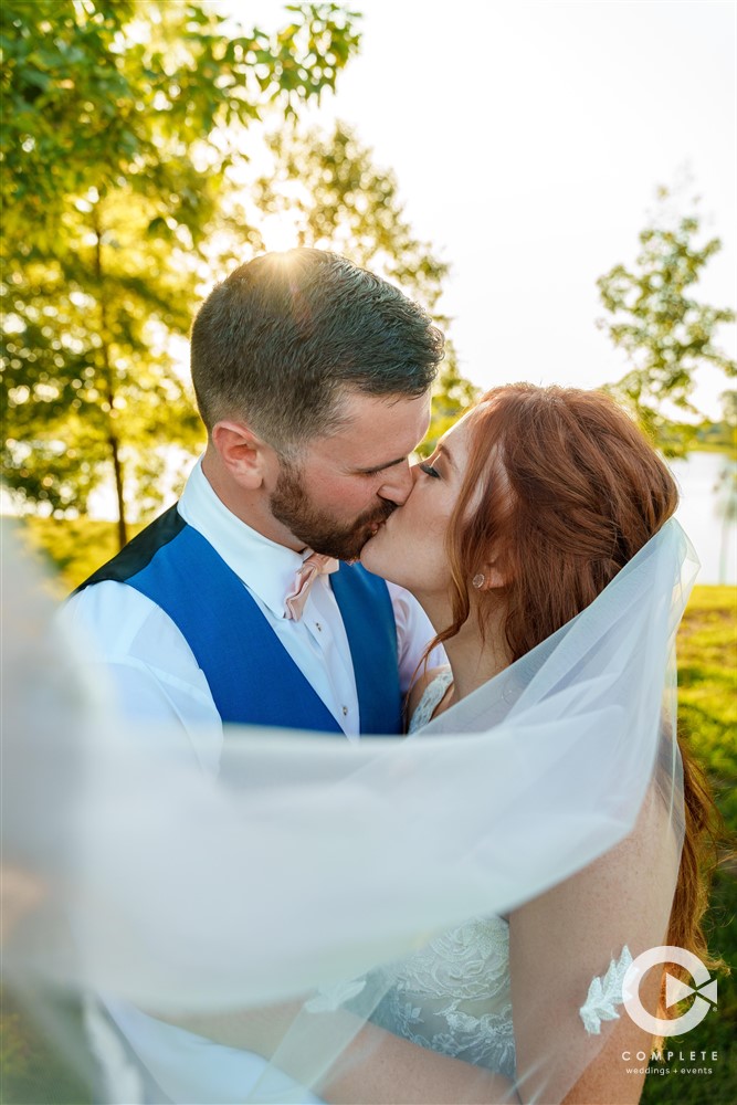 Complete Weddings + Events Photography, Bride, Groom, bride and groom kissing