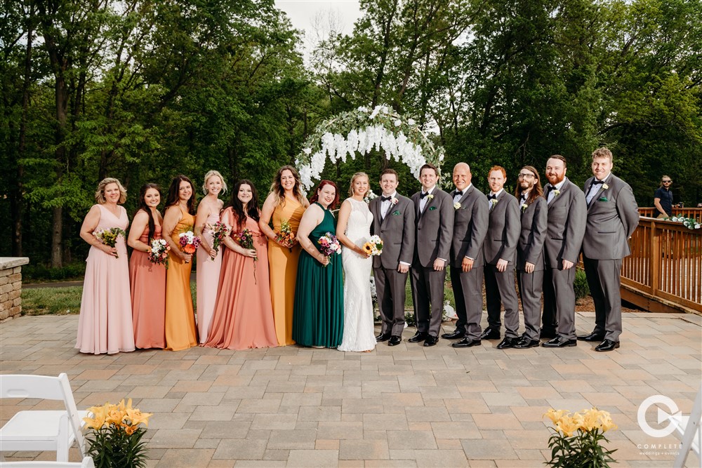 Complete Weddings + Events photography, bride and groom portraits, wedding party photos