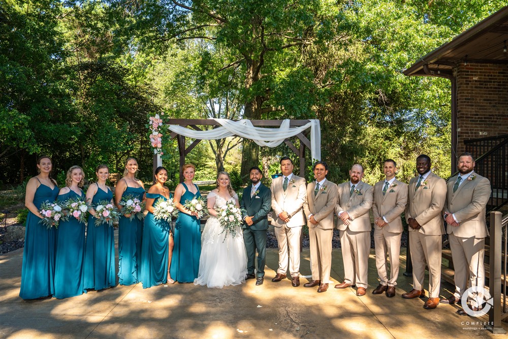 summer wedding part photos