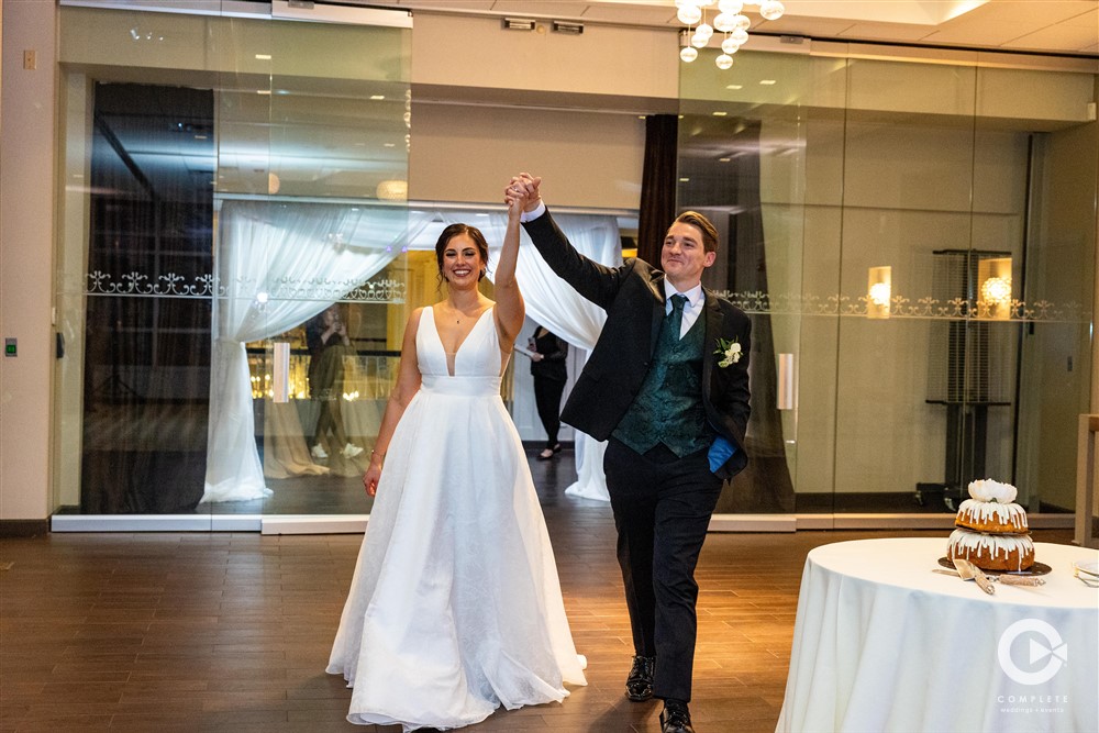 bride and groom entrance