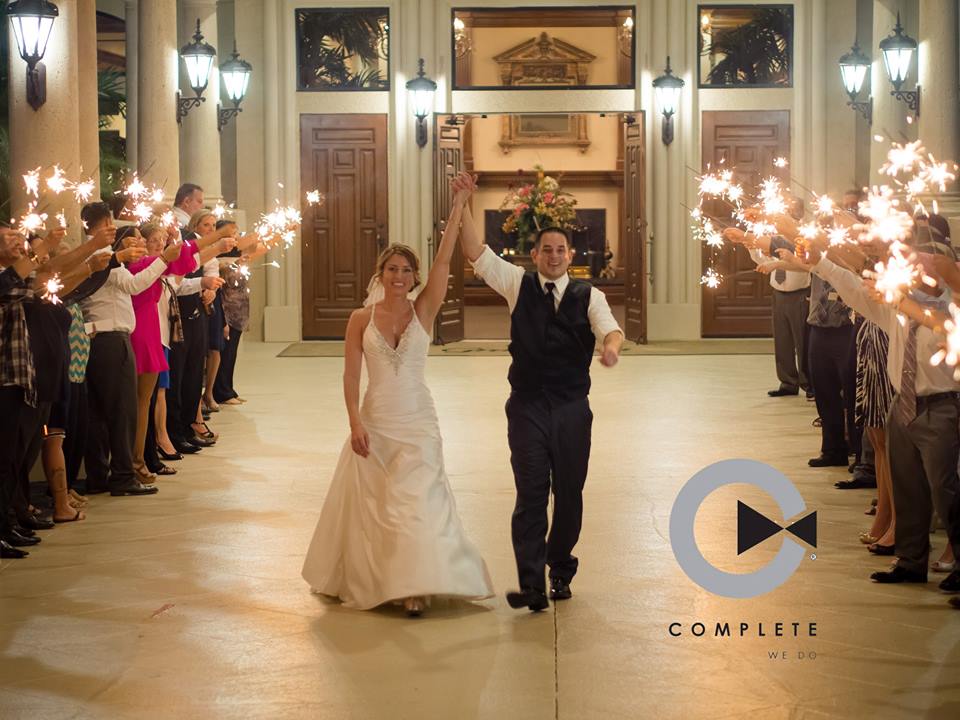 Wedding Sparklers, Tampa Wedding Photographer