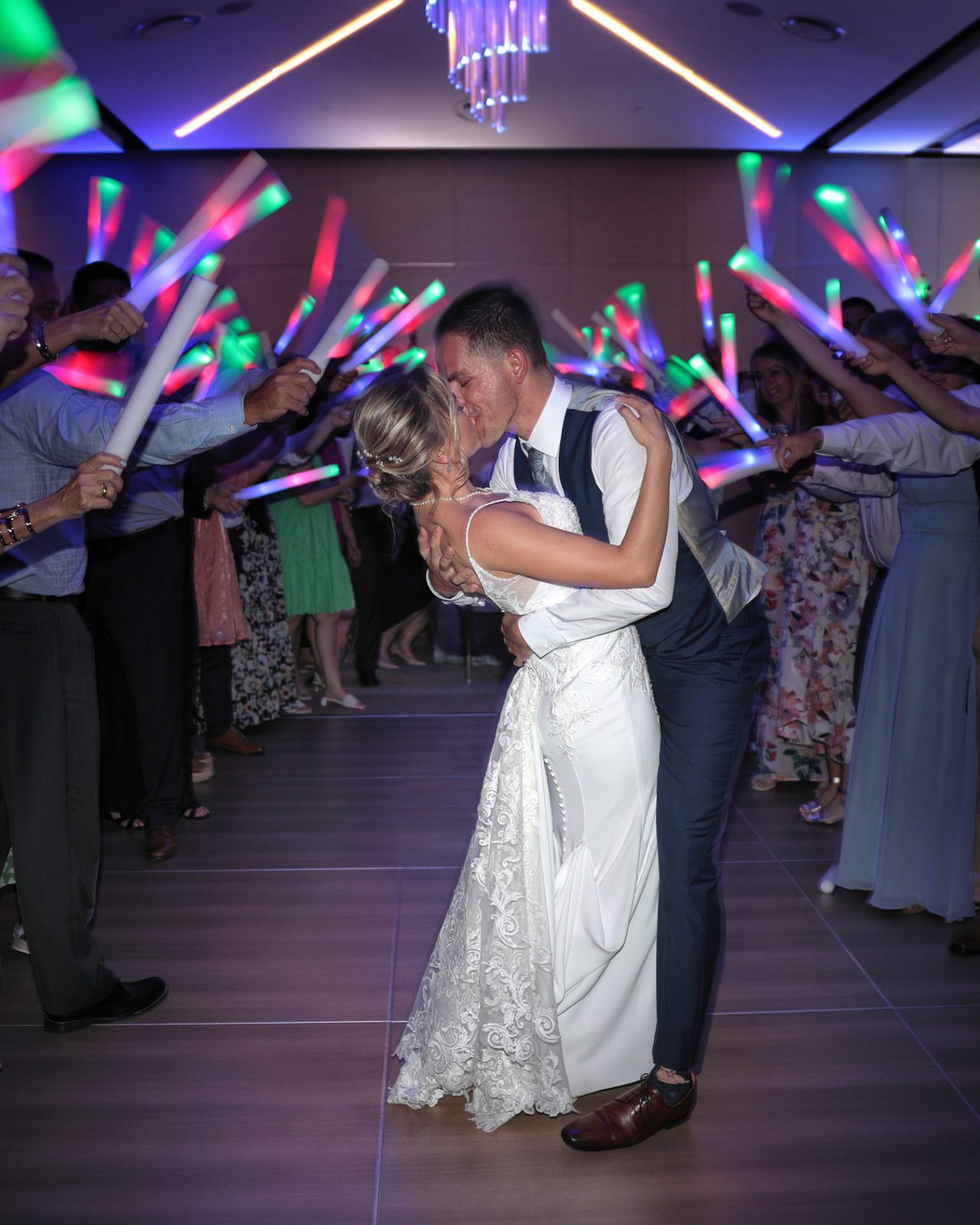 Groom Kiss Bride Exit