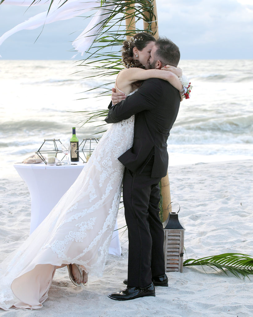 Bride and Groom Windy