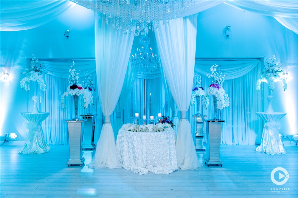 blue lighting