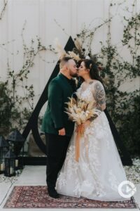 Harry Potter wedding ceremony at The Edison Barn.