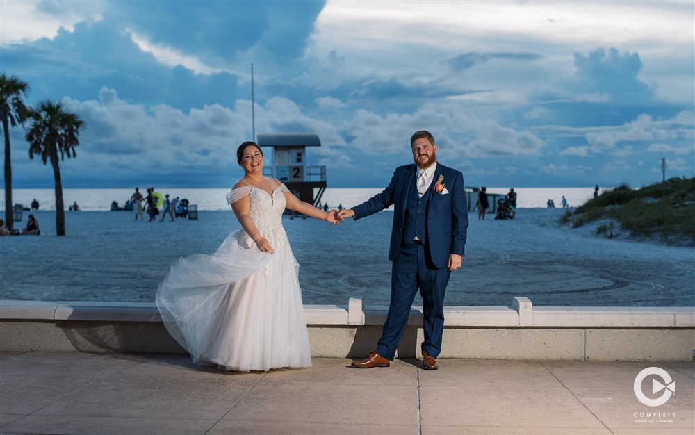 Julie and Ed's Glam Aloha Wedding at the Hyatt Clearwater Regency