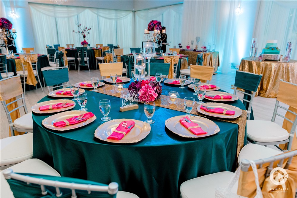 reception decor - wedding planning checklist